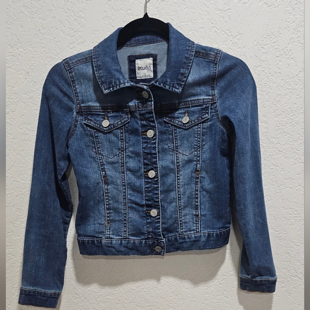 Mudd Girls Blue Denim Jacket 12